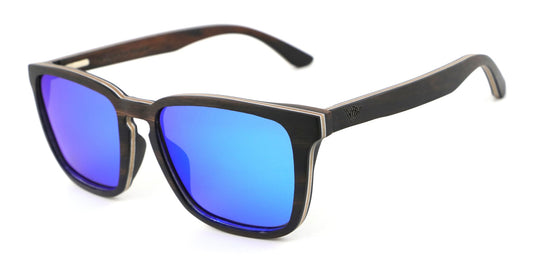 Wood Sunglasses - Samara - Blue