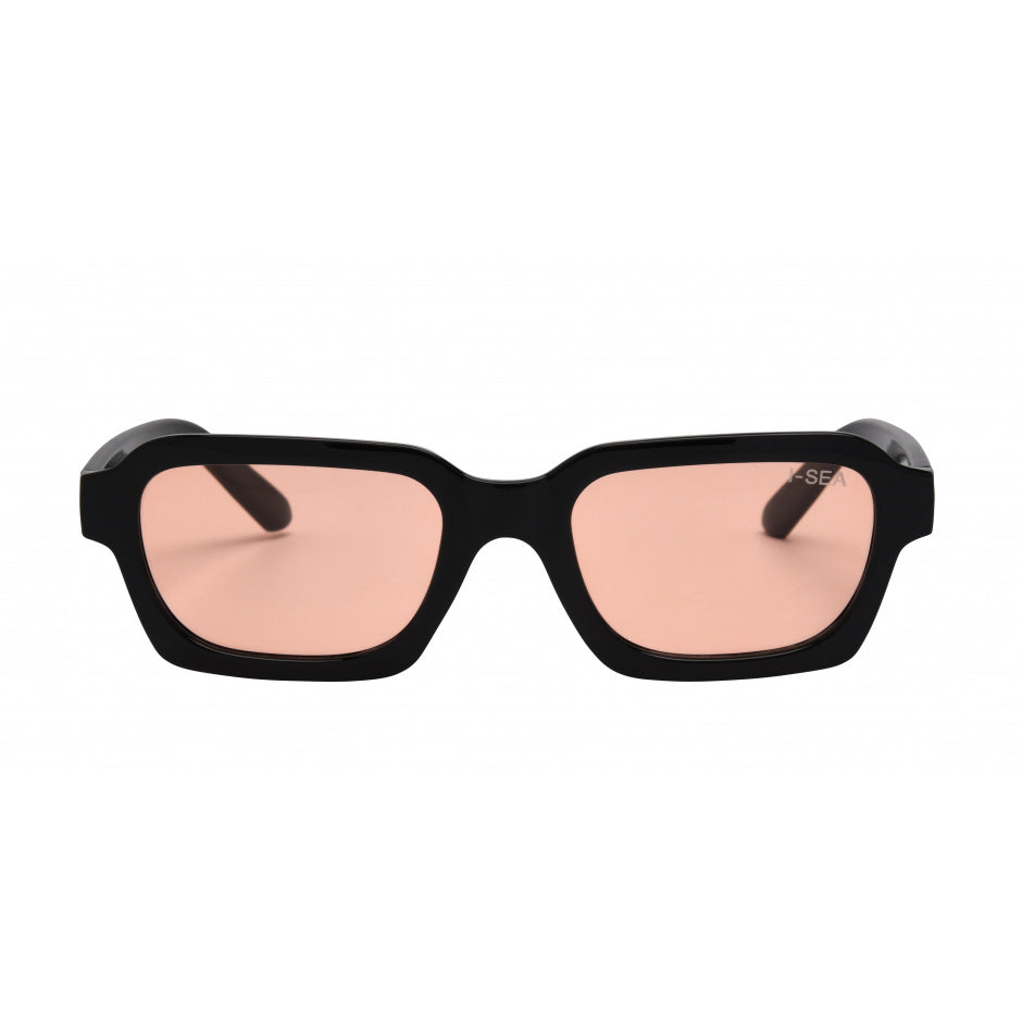 Bowery Sunglasses - Black/Peach