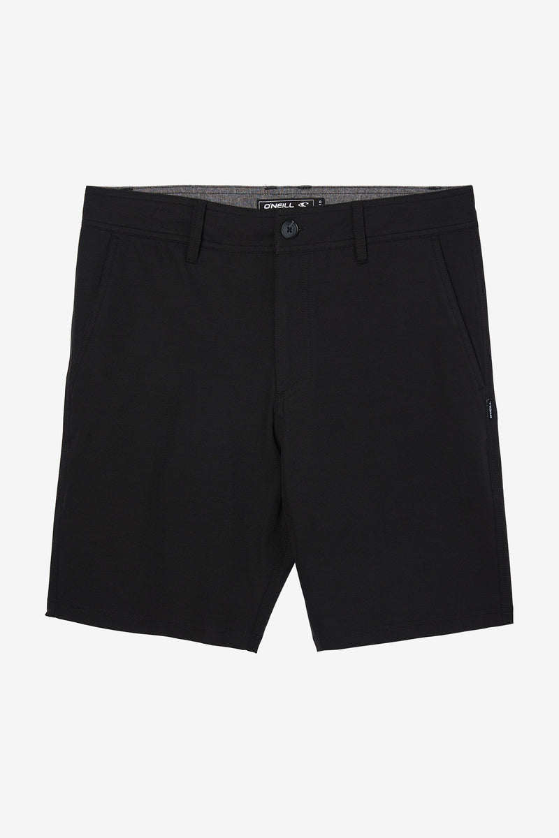 Reserve Light Check 19" Hybrid Shorts - Black