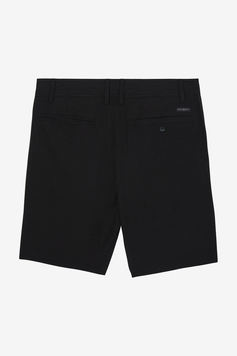 Reserve Light Check 19" Hybrid Shorts - Black