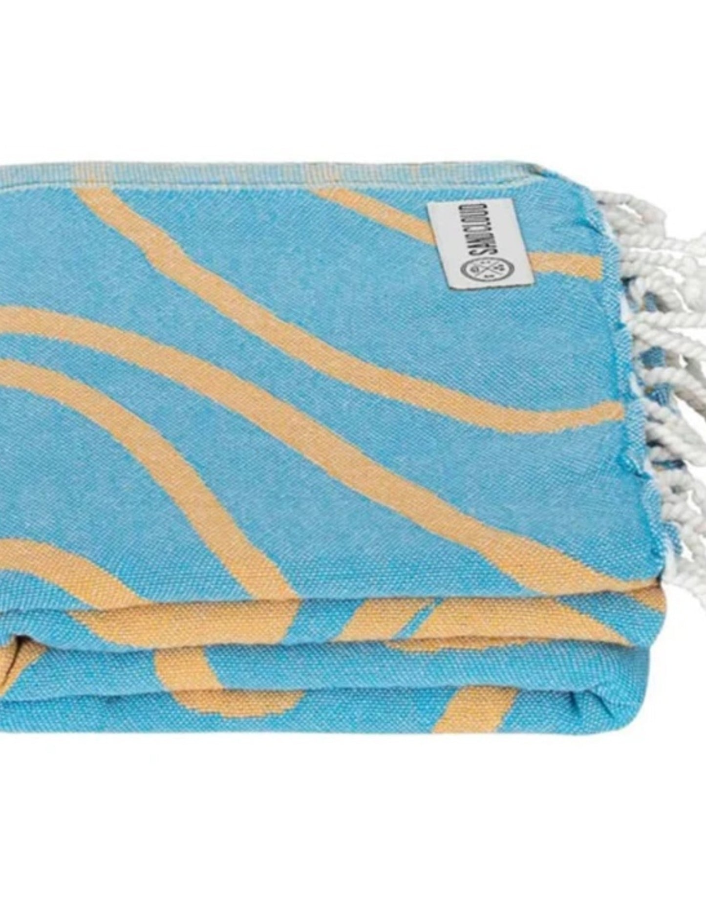 Turkish Towel - Sandy The Turtle (Blue)