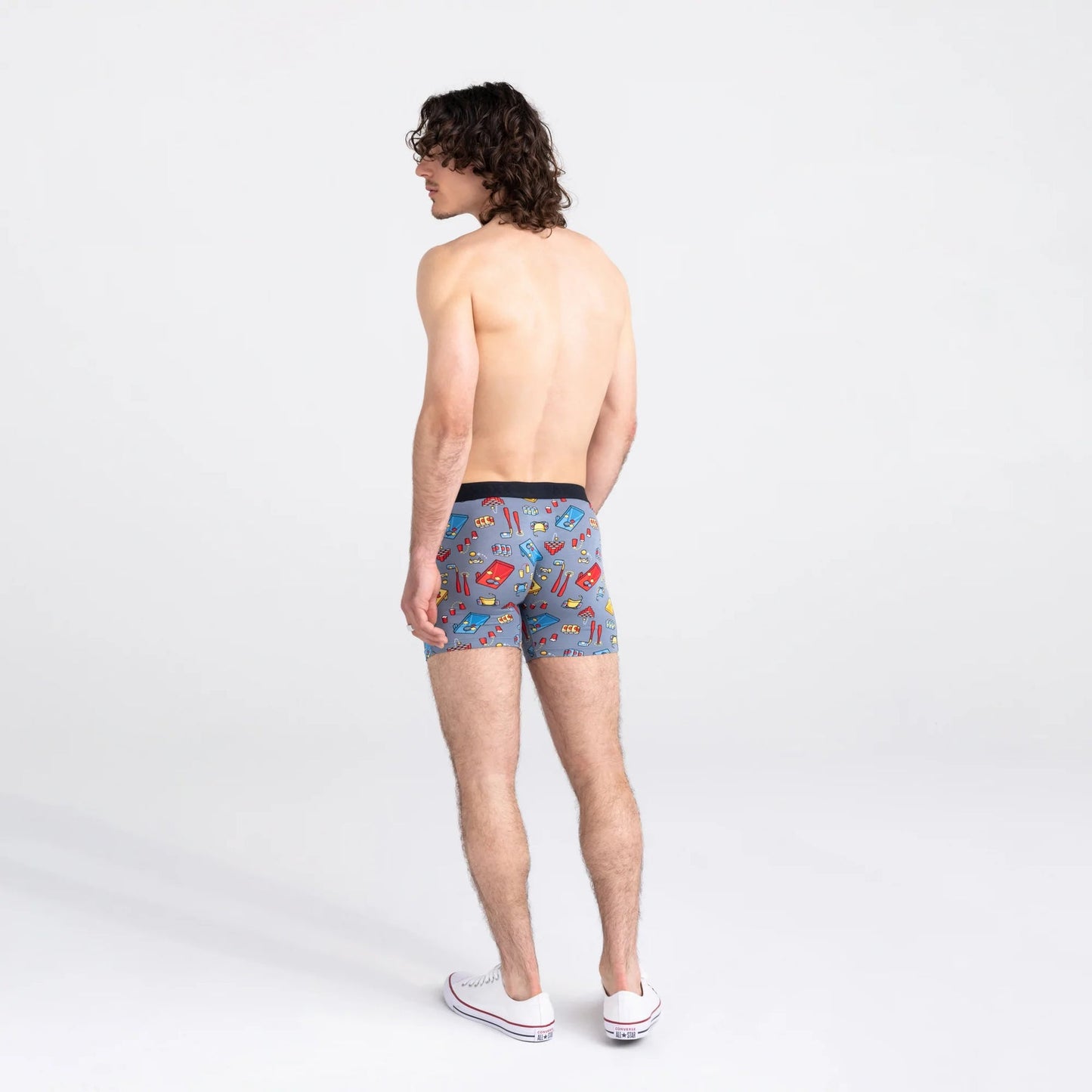 Vibe 5" Boxer Brief - Beer Olympics (Grey)