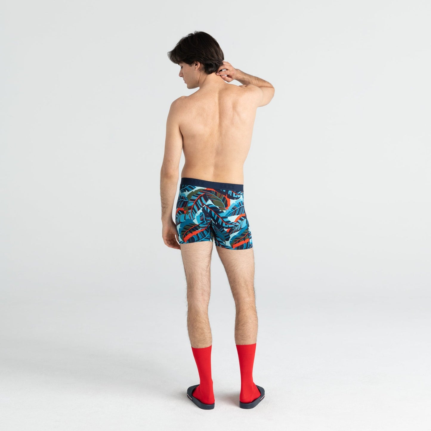 Vibe 5" Boxer Brief - Blue Pop (Jungle)
