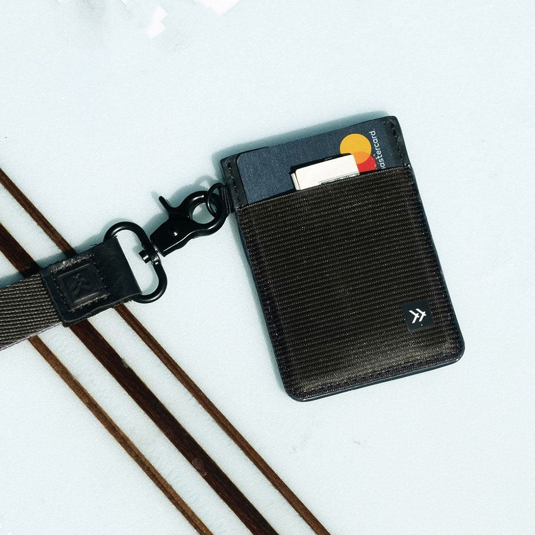Vertical Wallet - Black