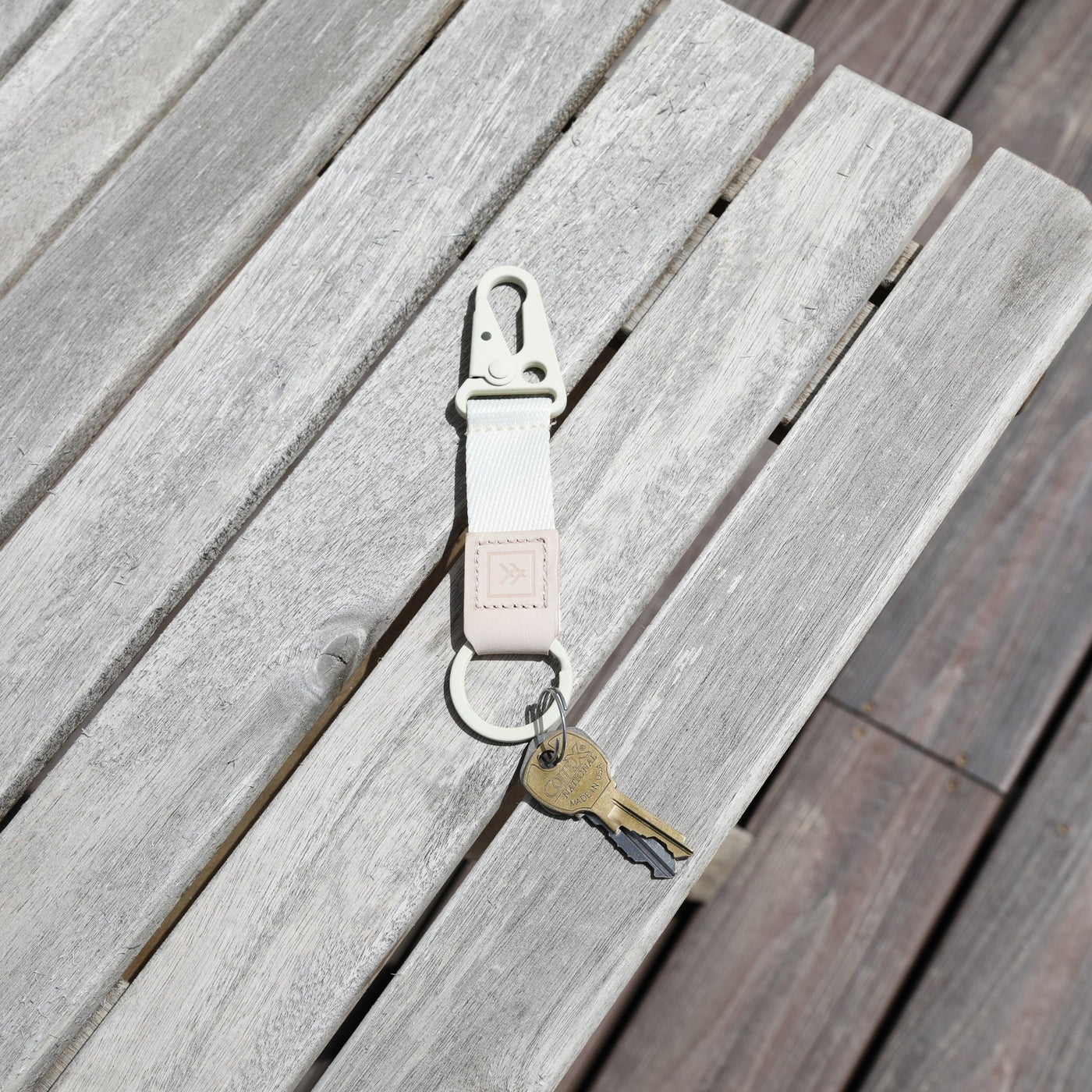 Keychain Clip - Off White