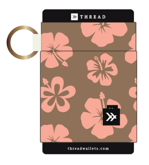 Elastic Wallet - Hawaiian Floral