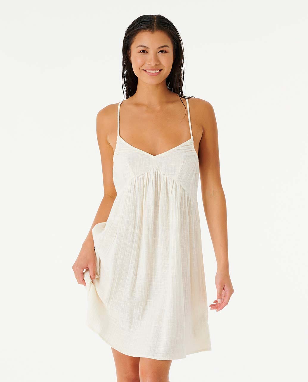 Classic Surf Mini Dress - Bone