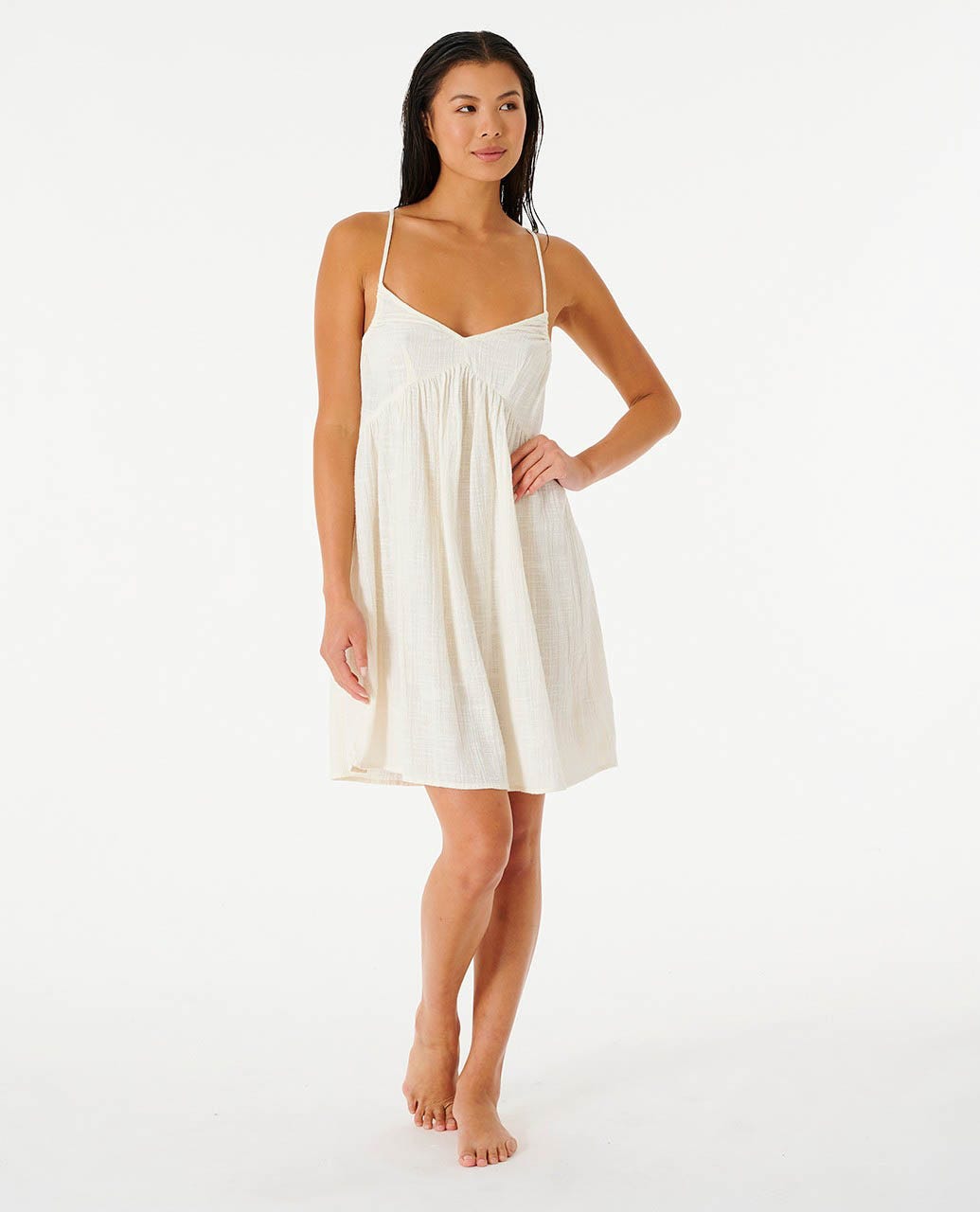 Classic Surf Mini Dress - Bone