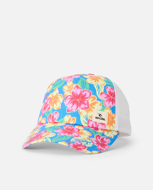 Mixed Yardage Trucker Hat - Blue