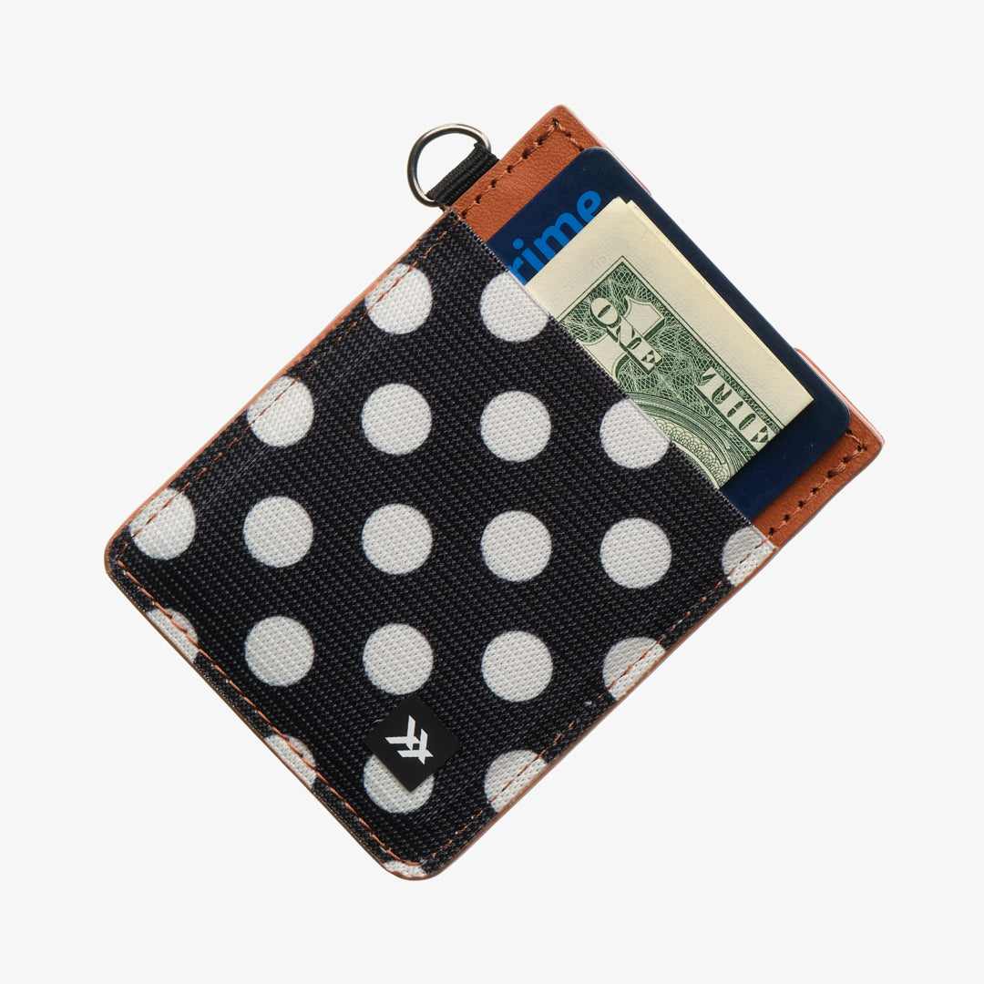 Vertical Wallet - Polka Dot
