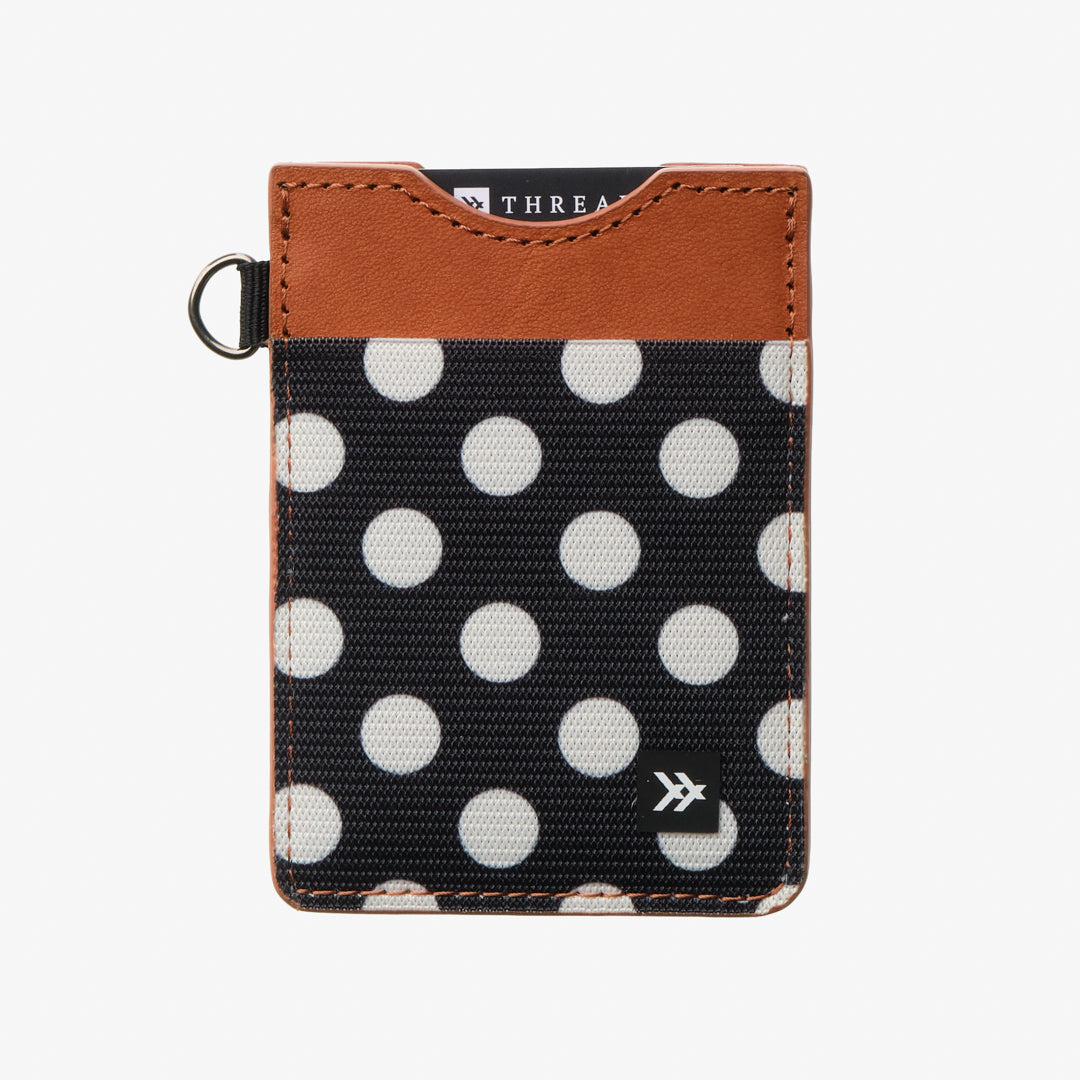 Vertical Wallet - Polka Dot