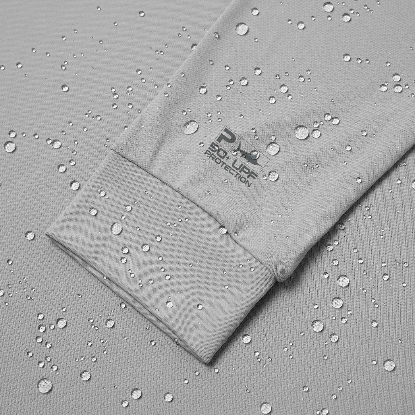 Long Sleeve UPF Sun Shirt - Aquatek Icon Americamo - Grey