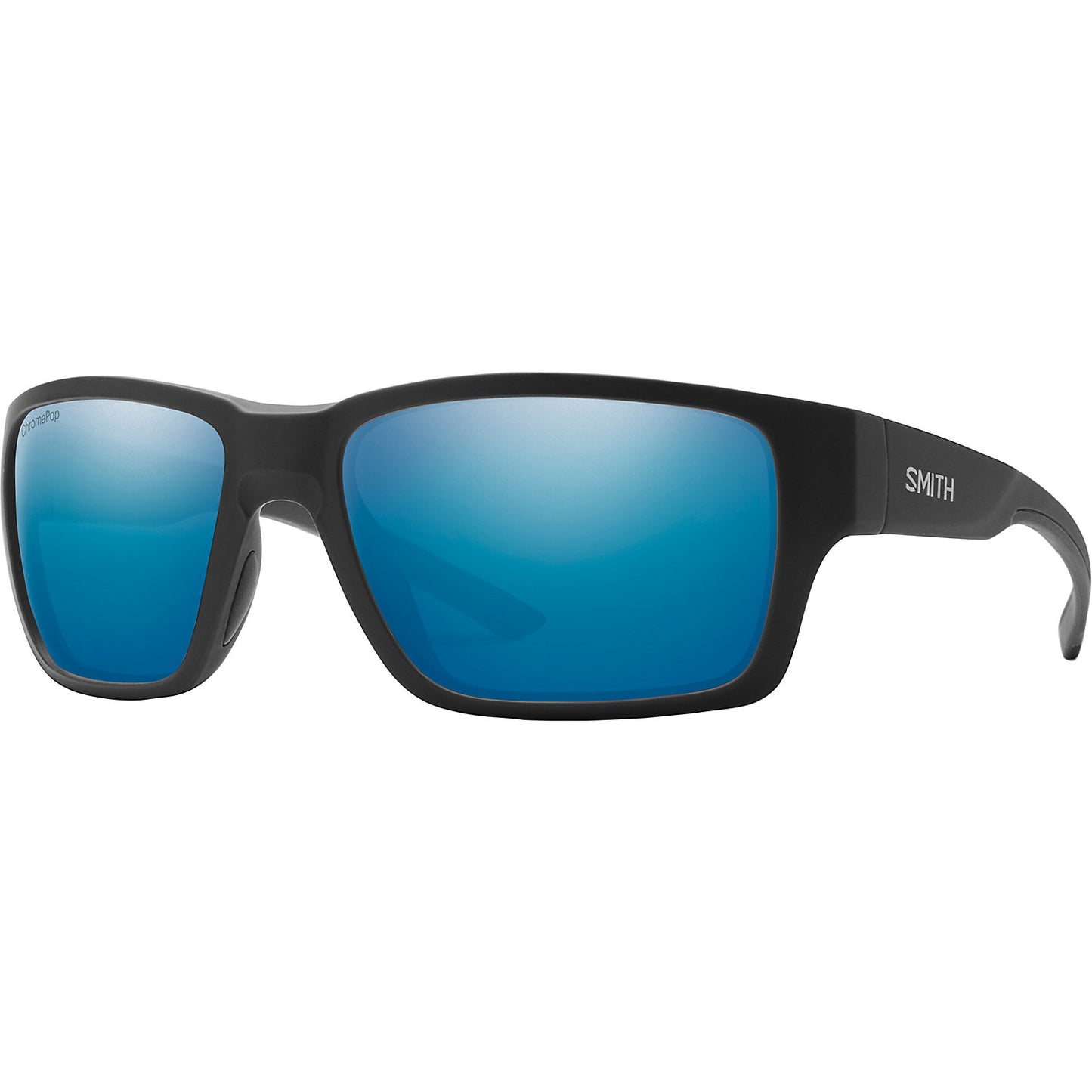 Outback Sunglasses - Matte Black/ChromaPop Polarized Blue Mirror