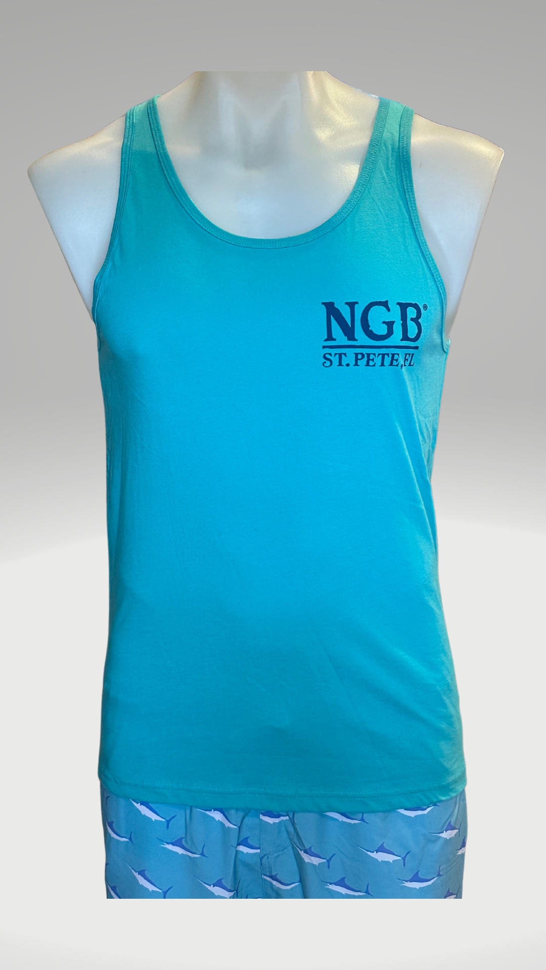 Men's Tank Top - Teal - Blue Saint Petersburg State