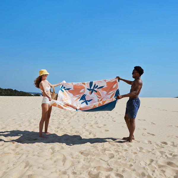 Beach/Picnic Blanket - Terracotta Tropics