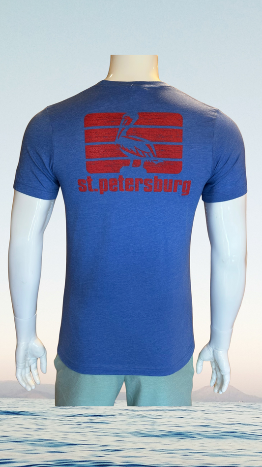 NGB T-Shirt SS - Blue - Red St. Pete Pelican