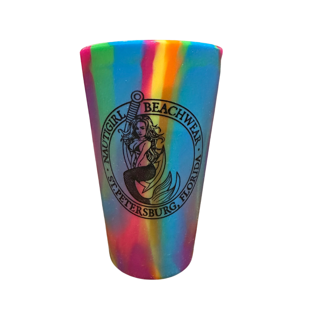 Silicone Pint Cup - Hippie Hops (Rainbow)