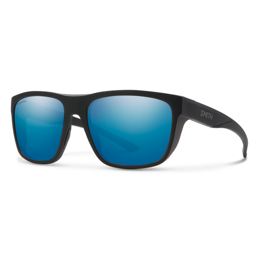 Barra Sunglasses - Matte Black/ChromaPop Polarized Blue Mirror