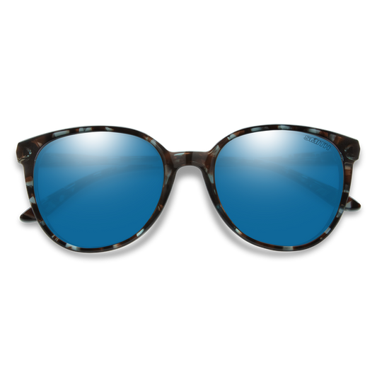 Smith Sunglasses - Cheetah - Sky Tortoise/ChromaPop Polarized Blue Mirror
