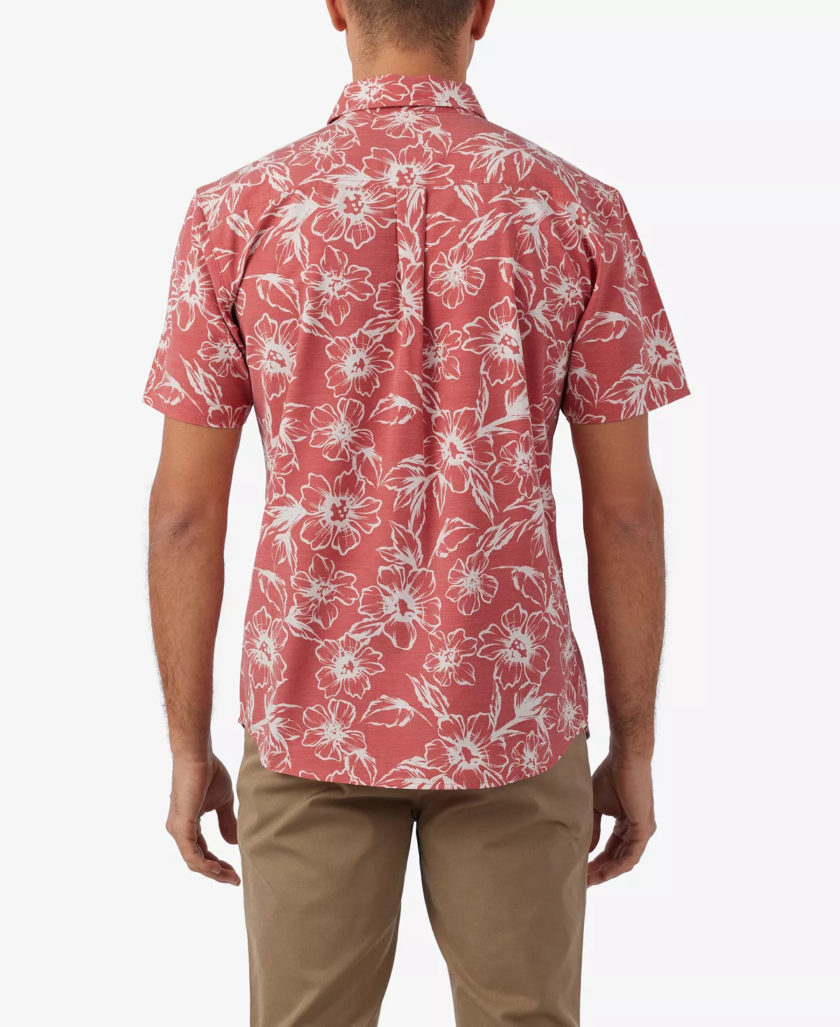 Traveler UPF Traverse Standard Short Sleeve Button-Down Shirt - Picante