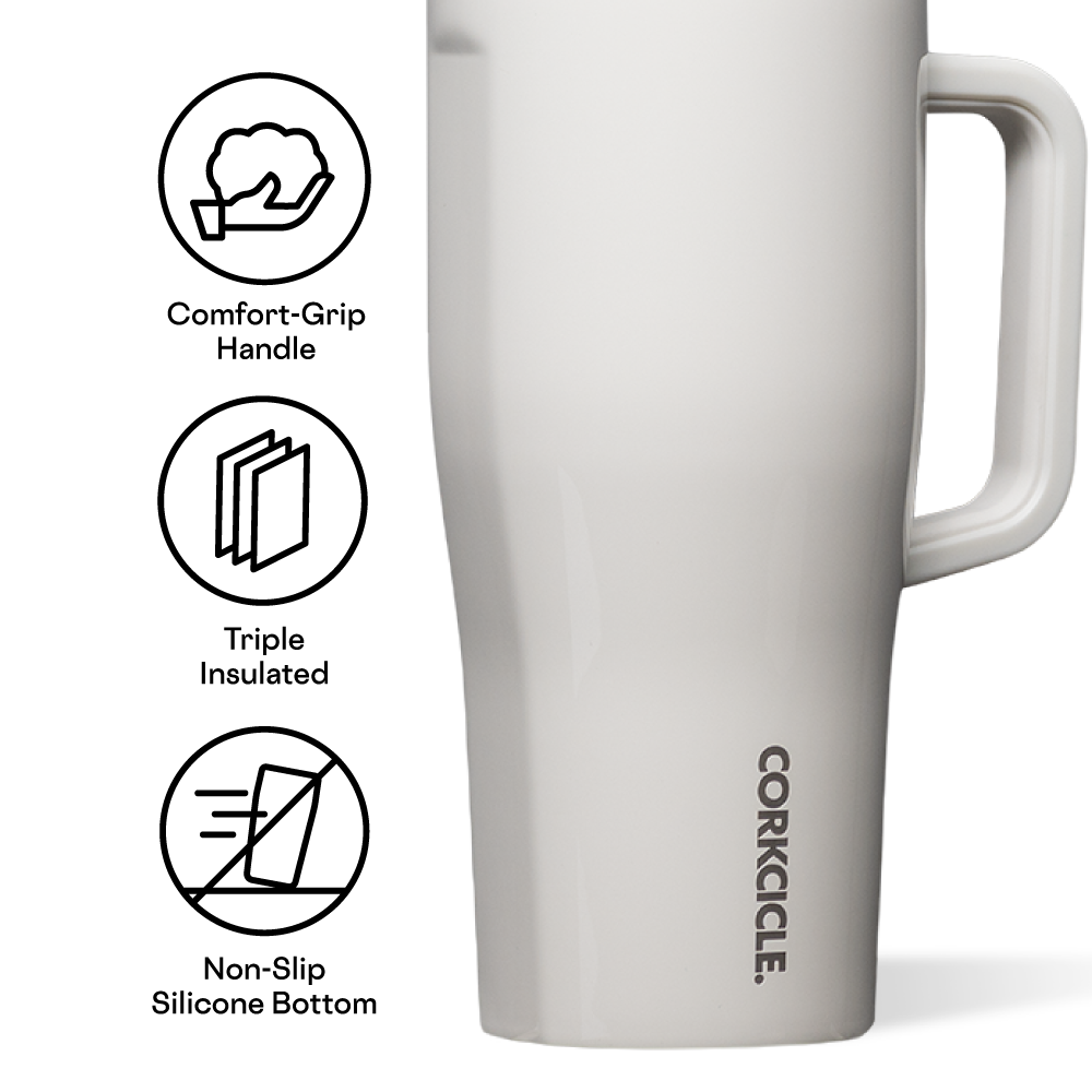 22 oz Leakproof Cruiser - Gloss Oatmilk
