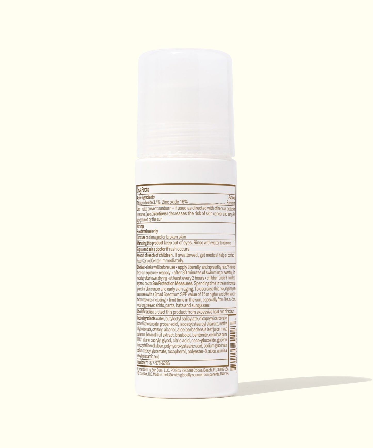 Roll-On Mineral Sunscreen Lotion - SPF 50 - 3 oz