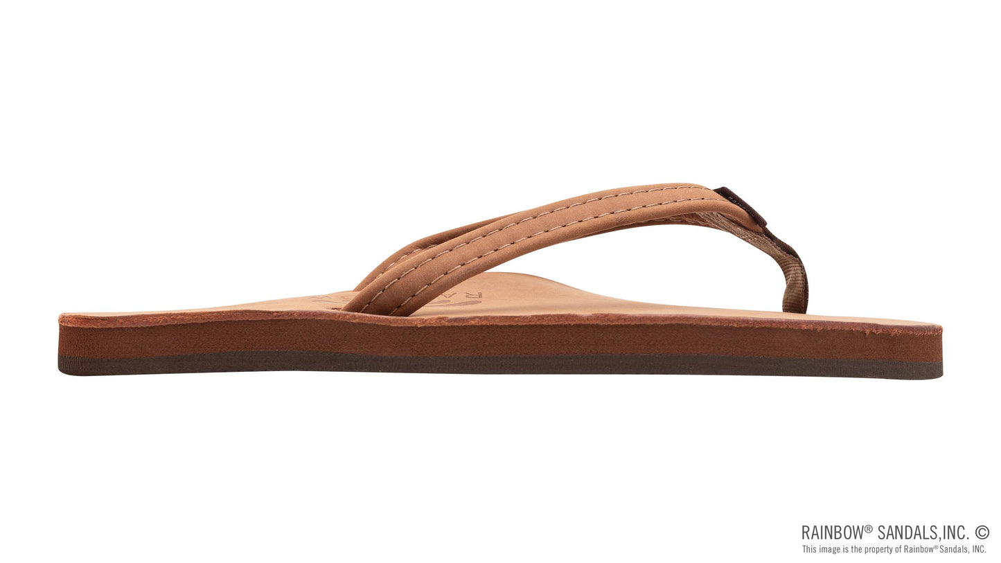 Single Arch Narrow Strap Sandals - Redwood