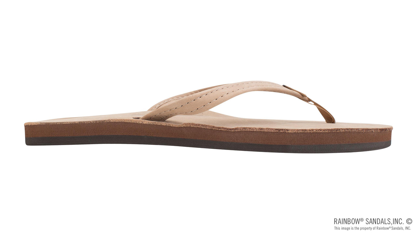 Single Arch Narrow Strap Sandals - Sierra Brown