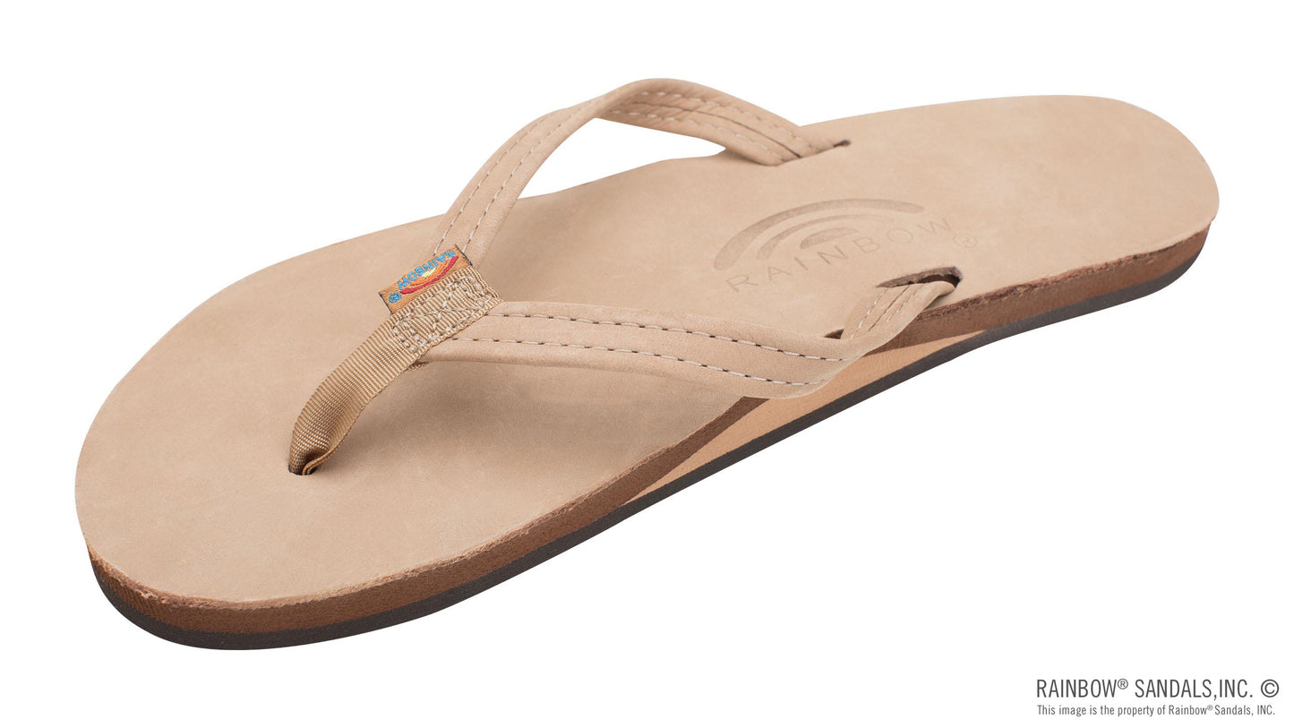 Single Arch Narrow Strap Sandals - Sierra Brown
