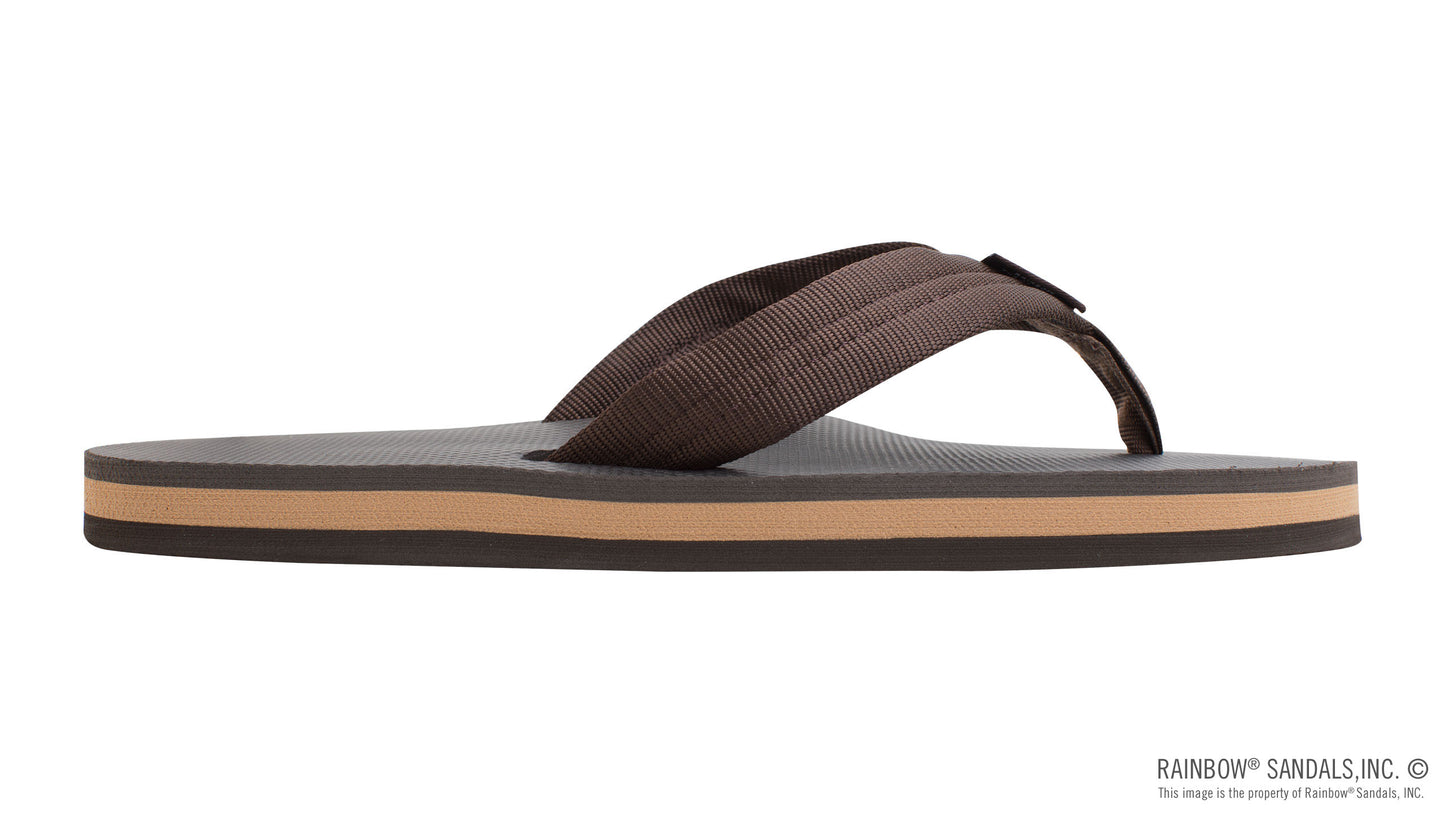 Classic Rubber Sandals - Brown