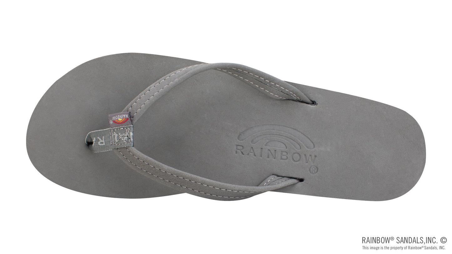 Double Arch Narrow Strap Sandals - Grey