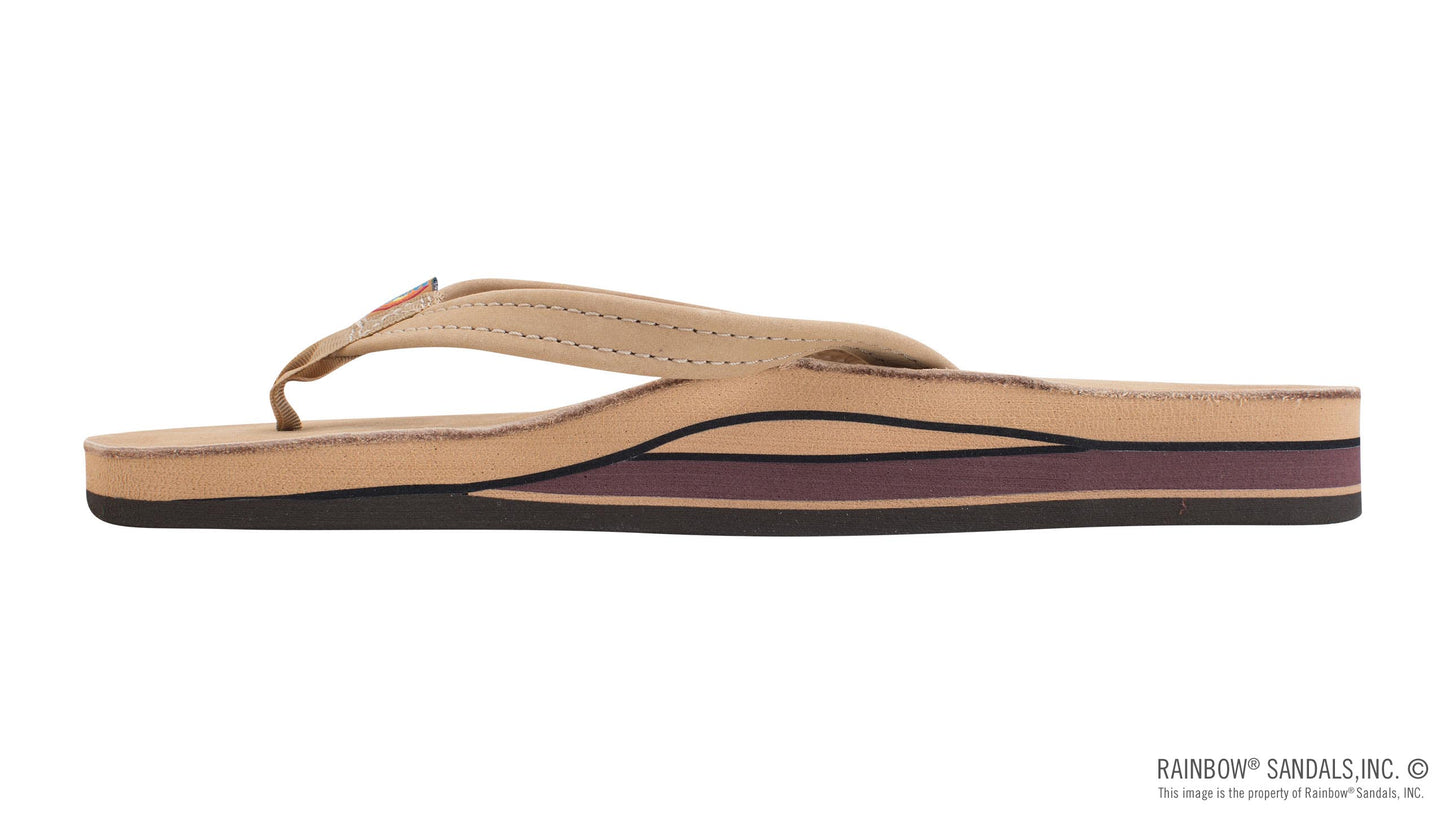 Double Arch Narrow Strap Sandals - Sierra Brown