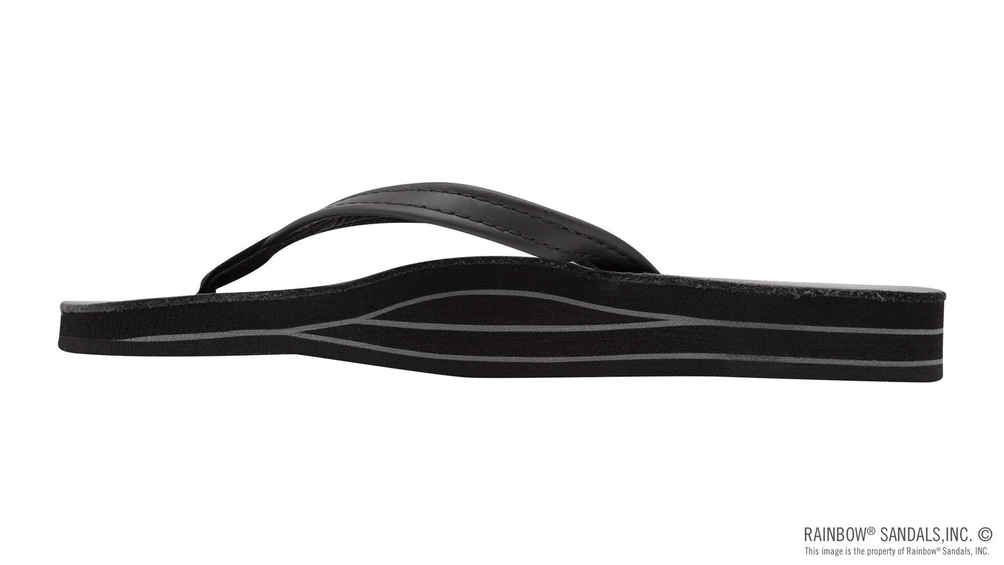 Double Arch Narrow Strap Sandals - Classic Black