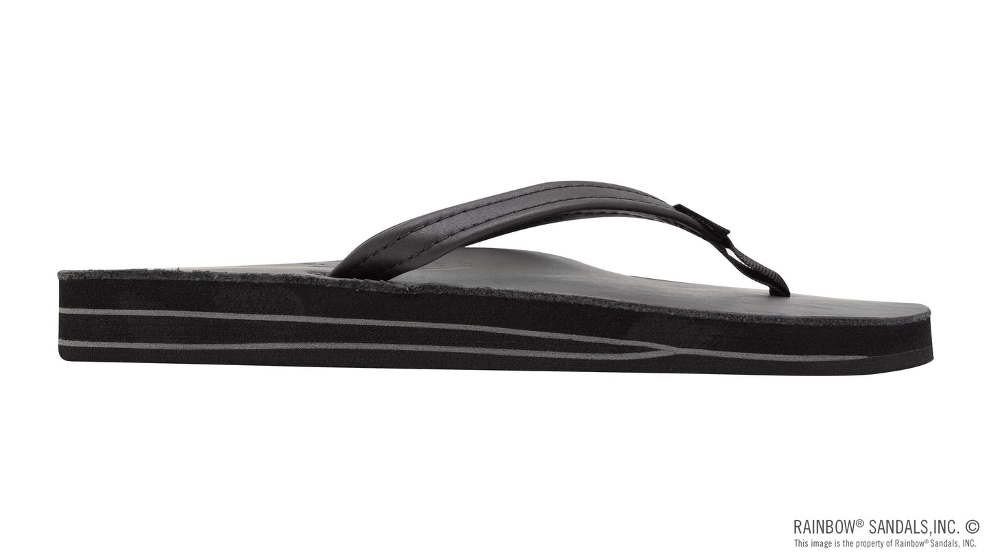 Double Arch Narrow Strap Sandals - Classic Black