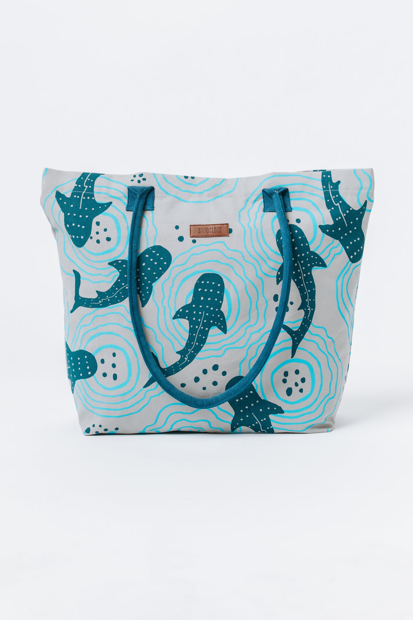 Beach Tote - Shark Ripples