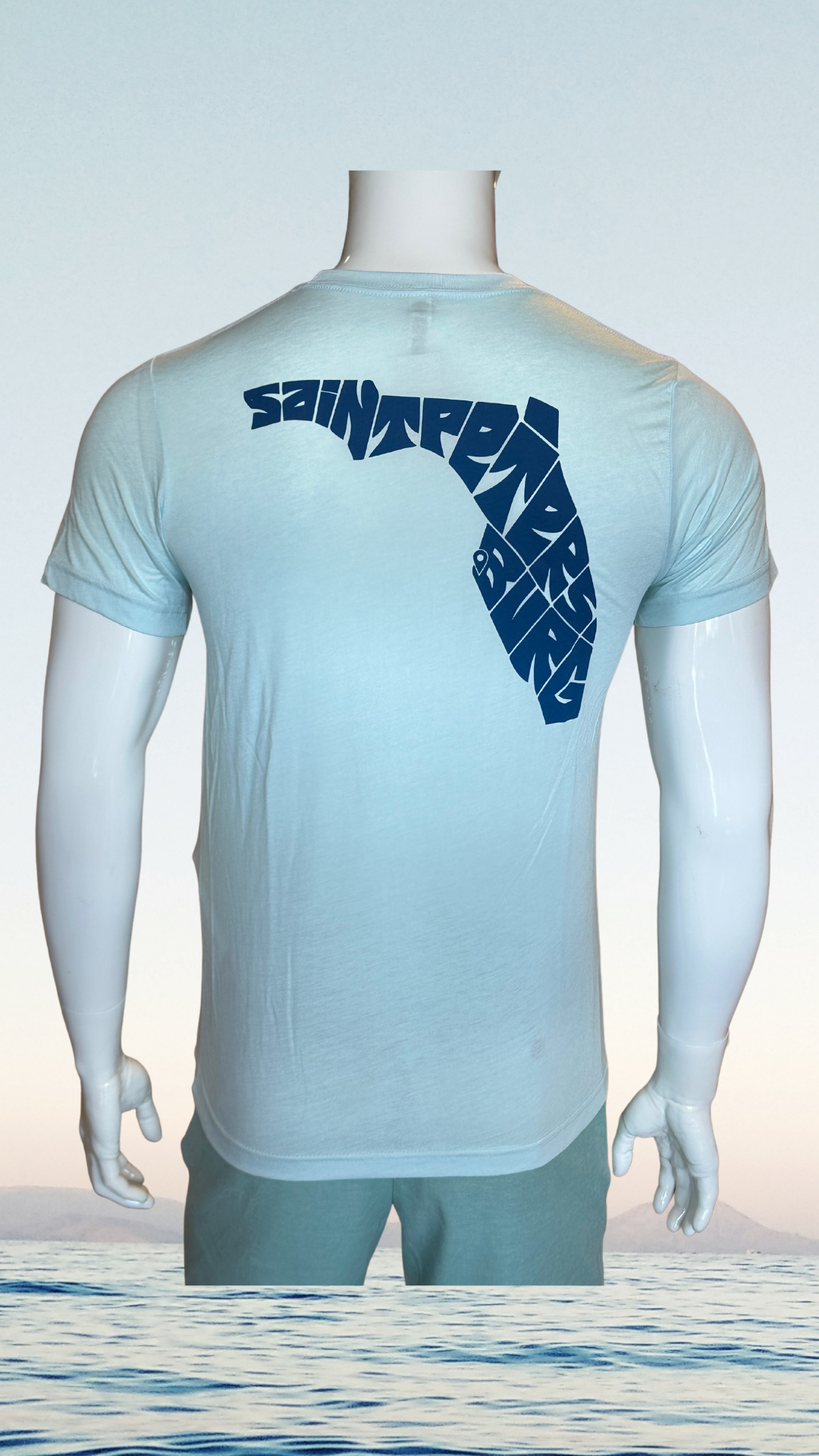 Short Sleeve T-Shirt - Ice Blue - Blue Saint Petersburg State