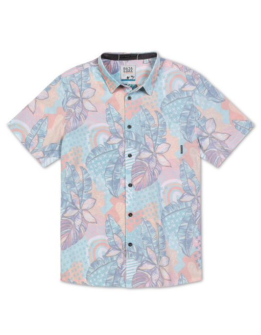 Vagabond Short Sleeve Button-Down Shirt - Prince of Rain