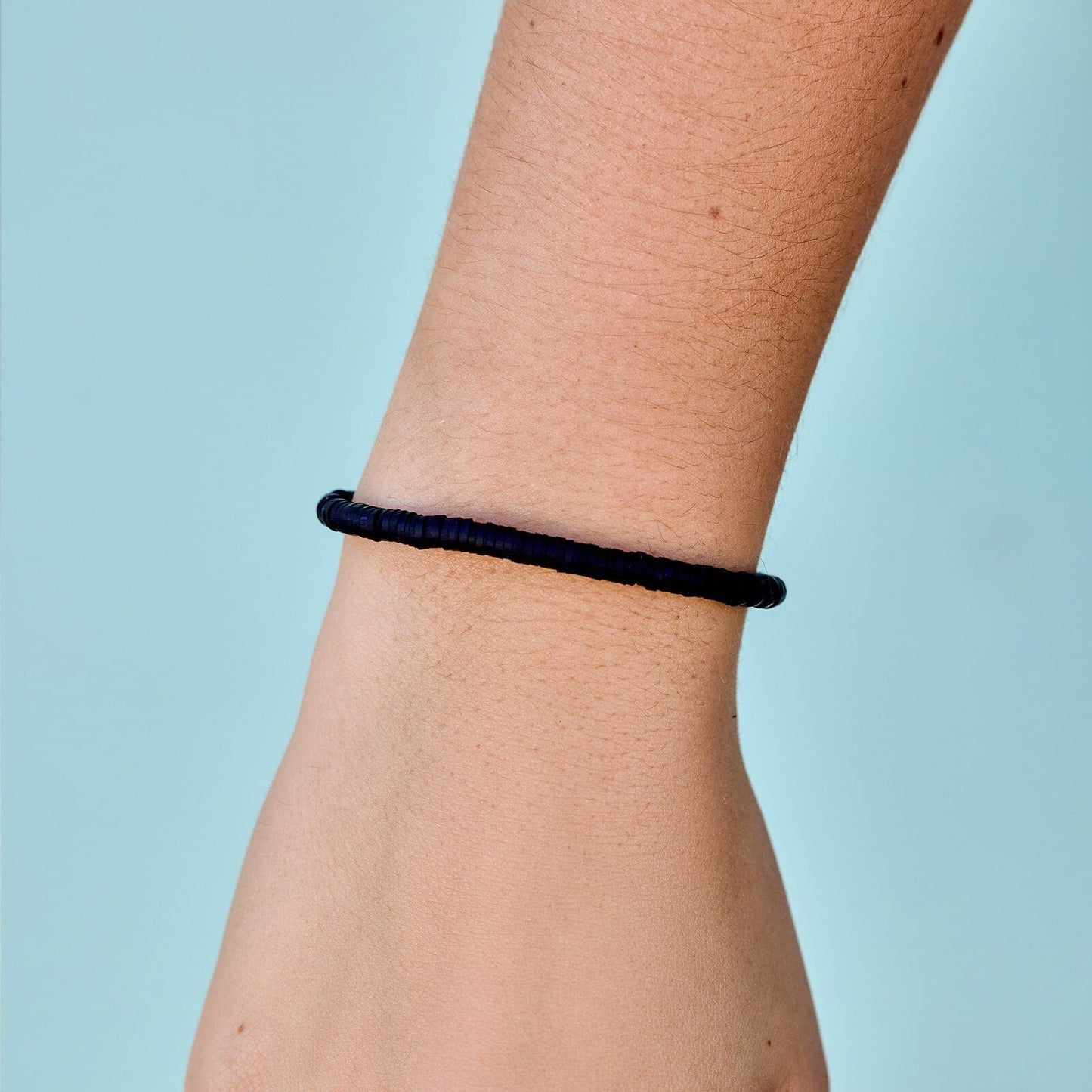 Stretch Bracelet - Seascape - Black