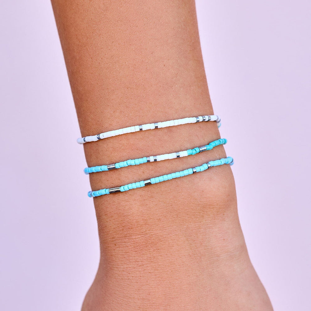 Stretch Bracelet (Set of 3) - Seafoam Dream