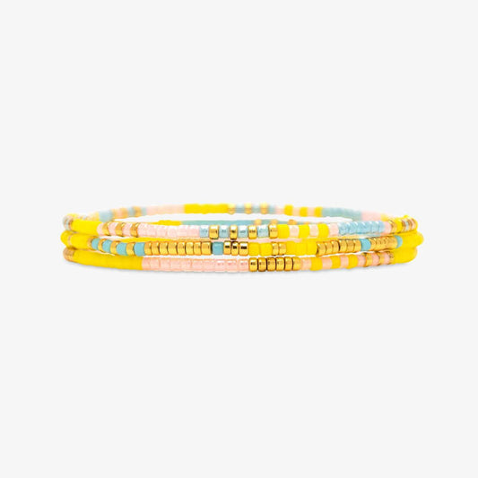 Stretch Bracelet (Set of 3) - Sunset Beach