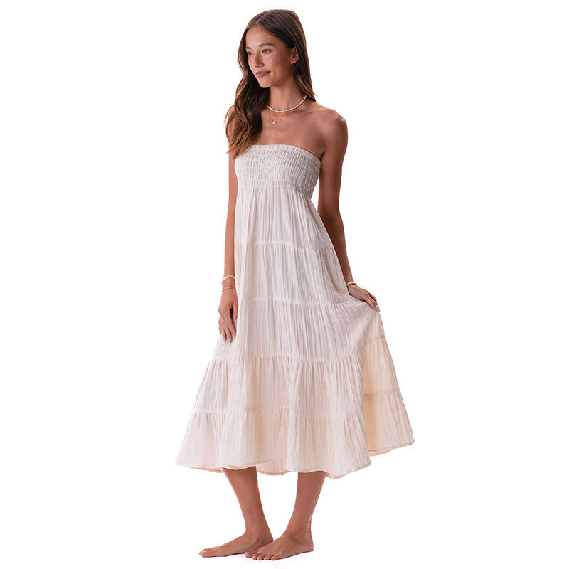 Cotton Sundrift Maxi Skirt - Cream