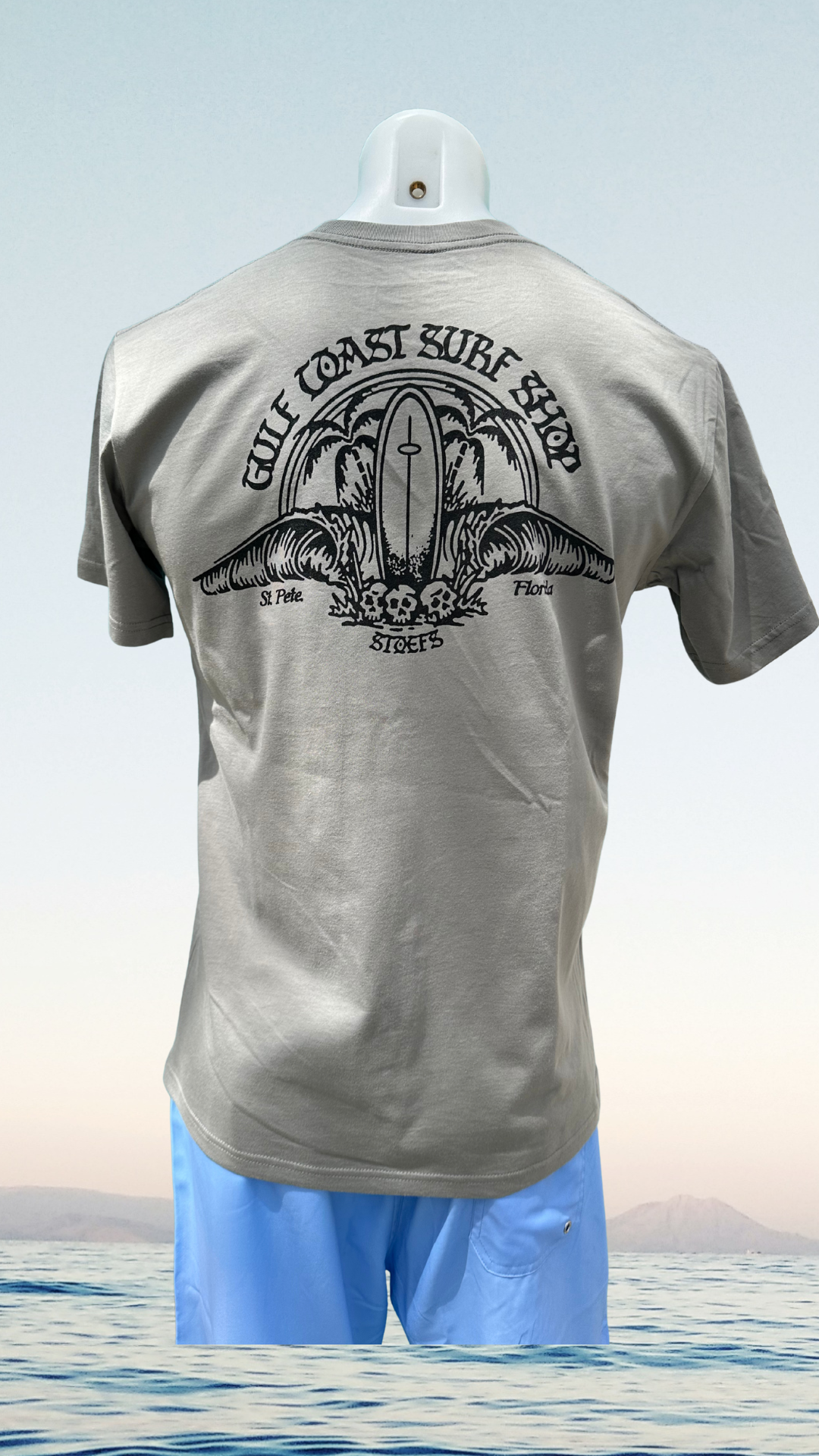 Longboard Classic Short Sleeve T-Shirt - Granite - Gulf Coast Surf Shop