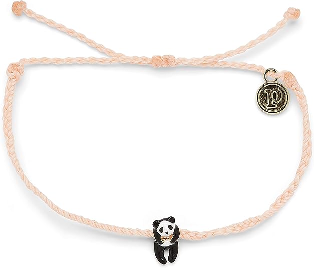 Charm Bracelet - Panda - Gold - Blush