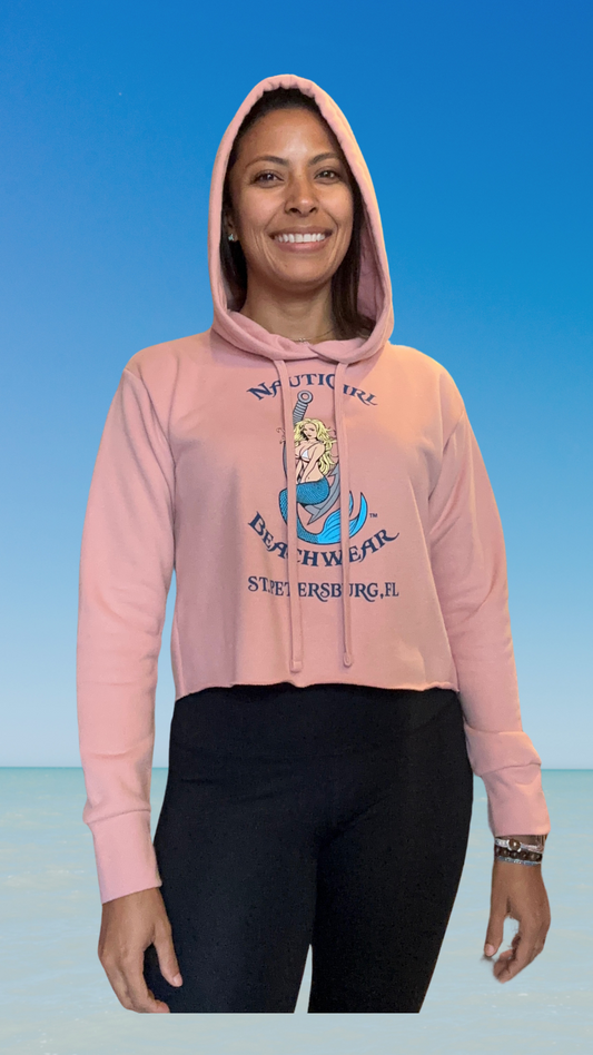 Women's Pullover Hoodie - Desert Pink - Kaia Logo (Front)