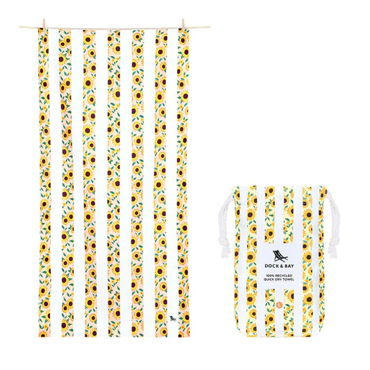 Dock & Bay Towel - Sunflower Solstice