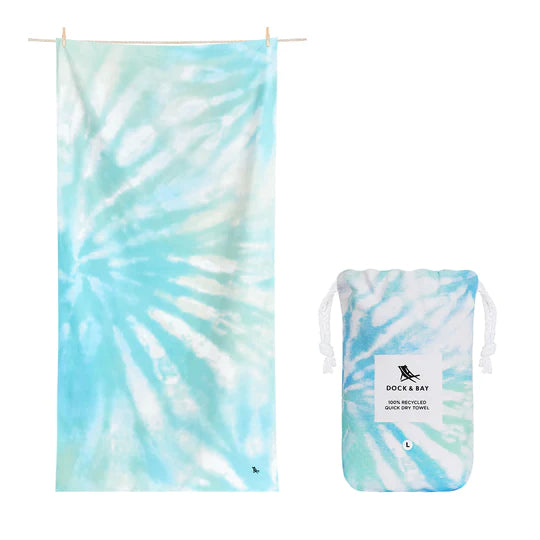 Quick-Dry Towel - Swirled Seas