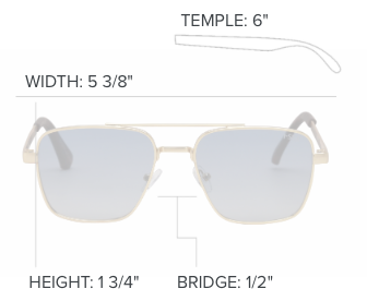 Brooks Sunglasses - Gold/Brown