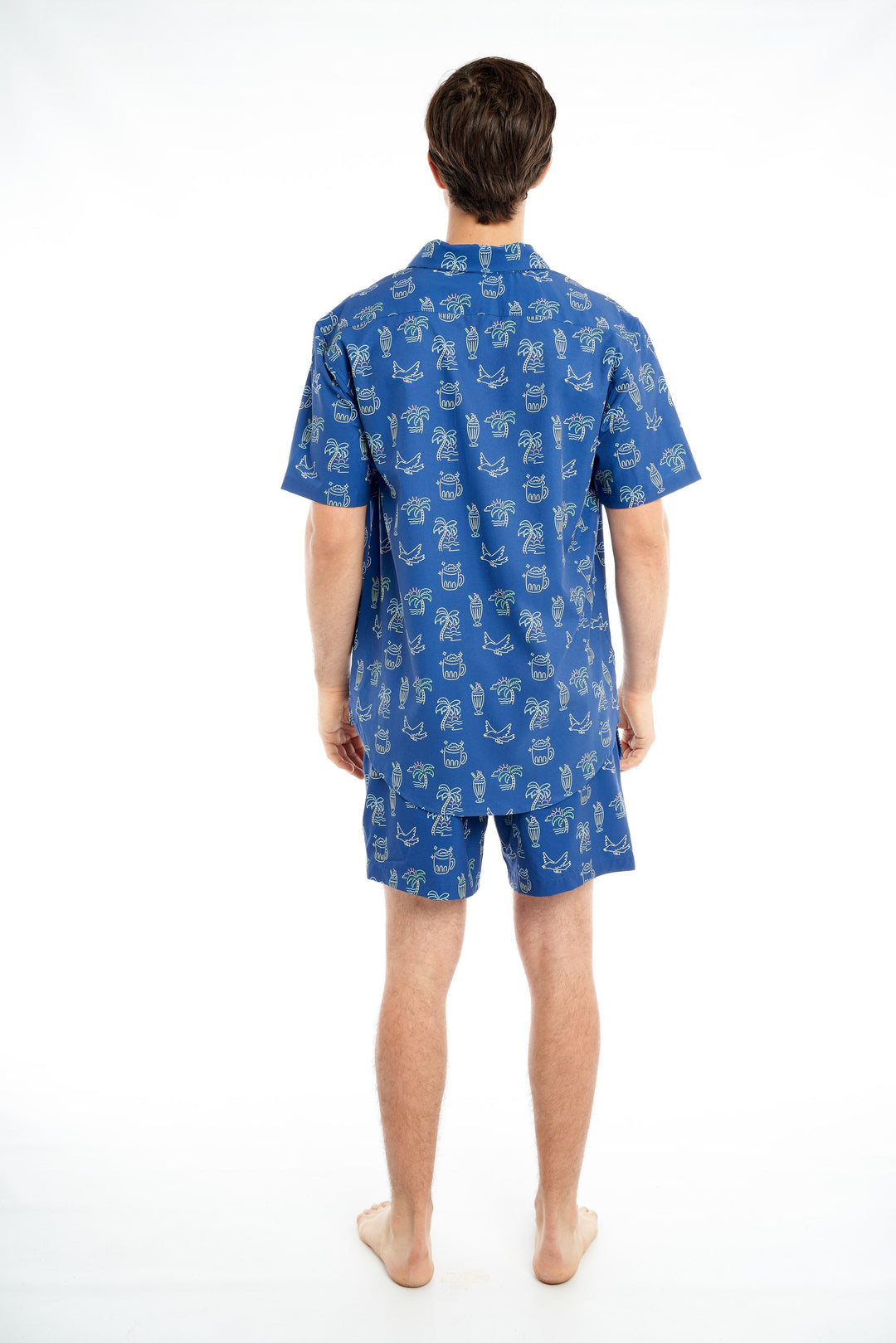 Performance Short Sleeve Button-Down Shirt - Copacabana