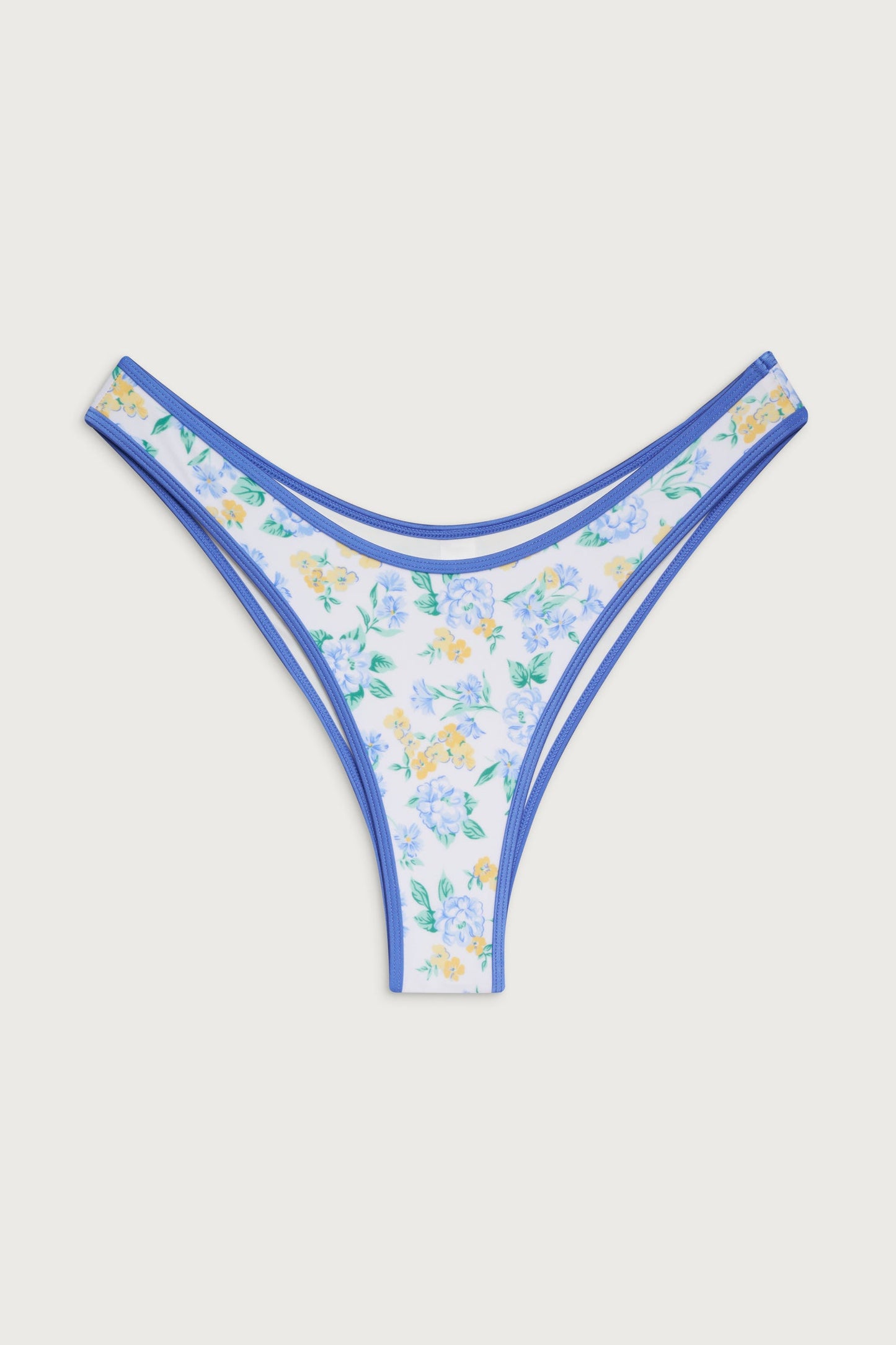 Dove Satin Bottom - Coastal Floral