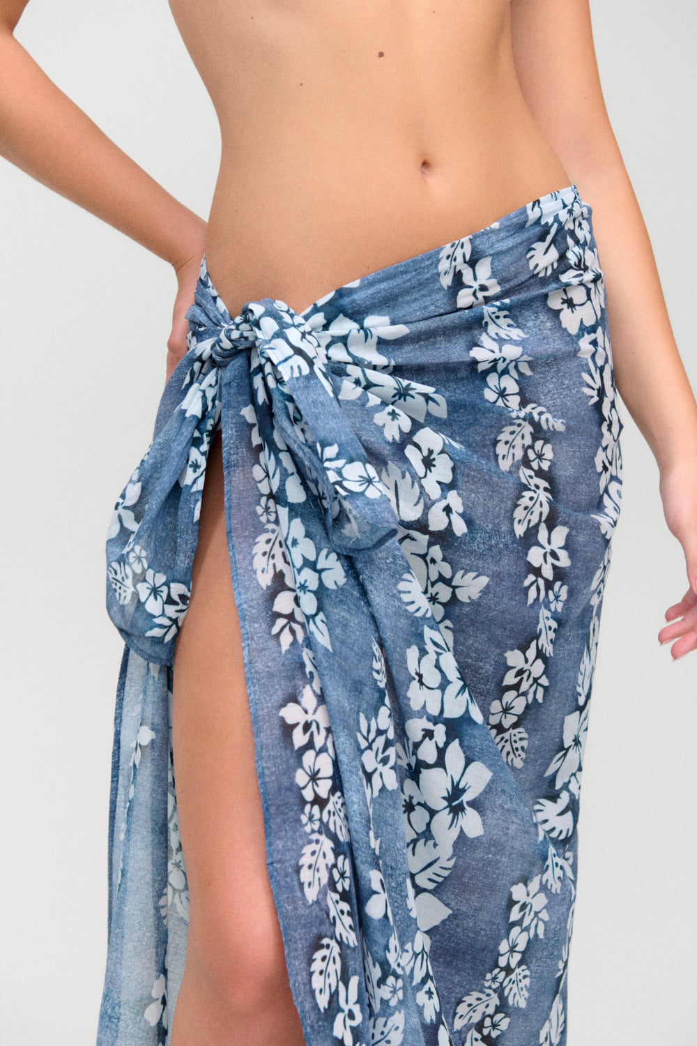 Alessia Cotton Sarong - Blue Lei